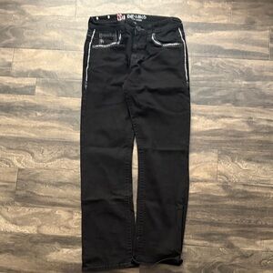 Men's Slim Black Denim Die-Niko